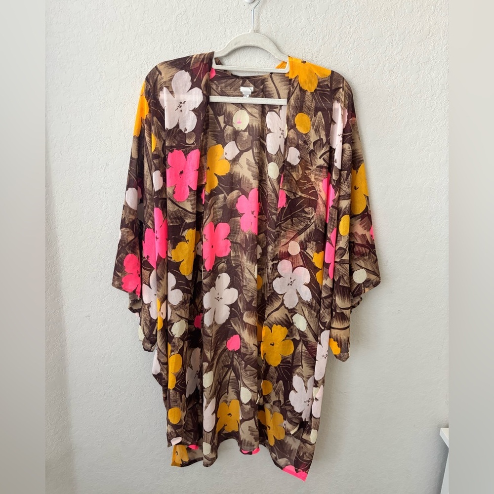 Aerie Floral Kimono/cover up Size OS